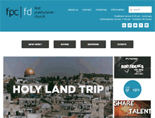 Tablet Screenshot of fpcfd.org
